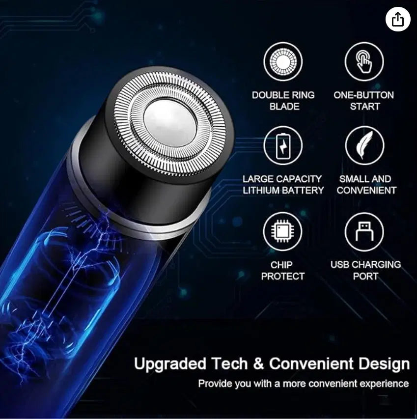 Mini Portable Pocket Size Electric Trimmer – Compact Personal Grooming Tool | Pack of 1