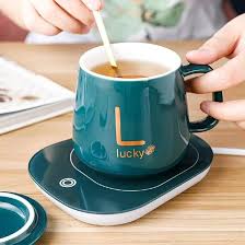 Electric Coffee Mug Warmer – Smart Cup Heating Coaster for Tea, Coffee & Milk