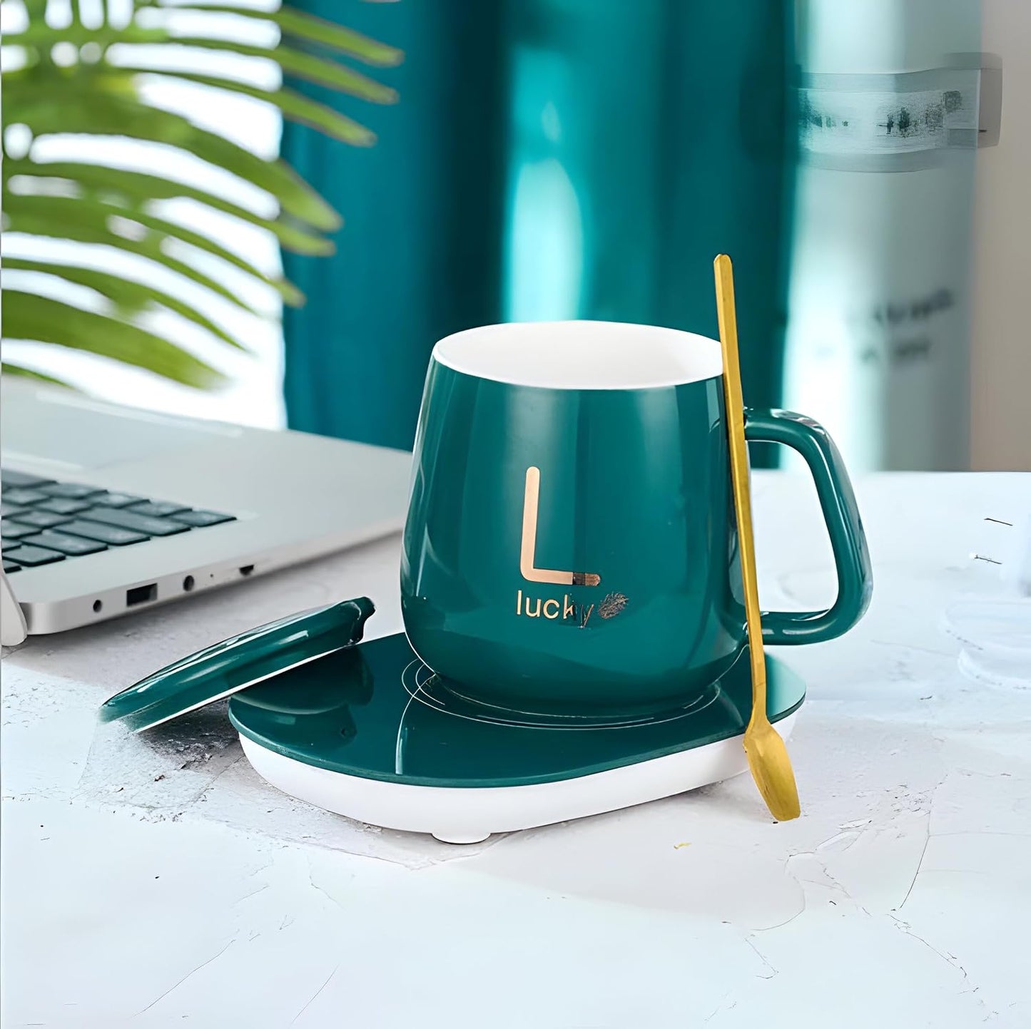 Electric Coffee Mug Warmer – Smart Cup Heating Coaster for Tea, Coffee & Milk