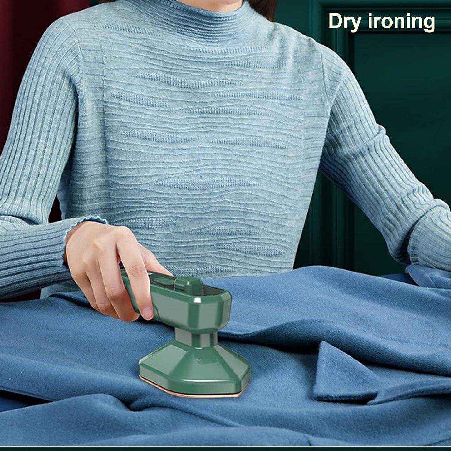 Portable Mini Steam Iron – Handheld Garment Steamer for Clothes & Travel