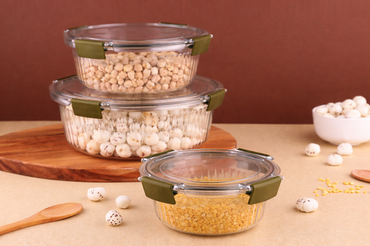 Airtight Kitchen Storage Containers – Set of 3