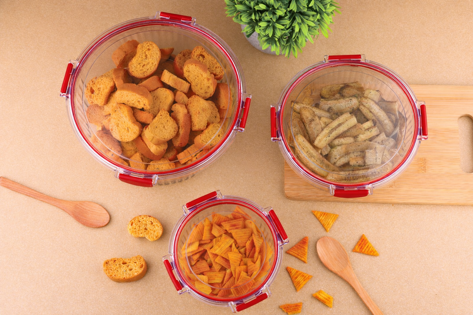 FEEL FRESH ROUND CONTAINER SET OF 3
