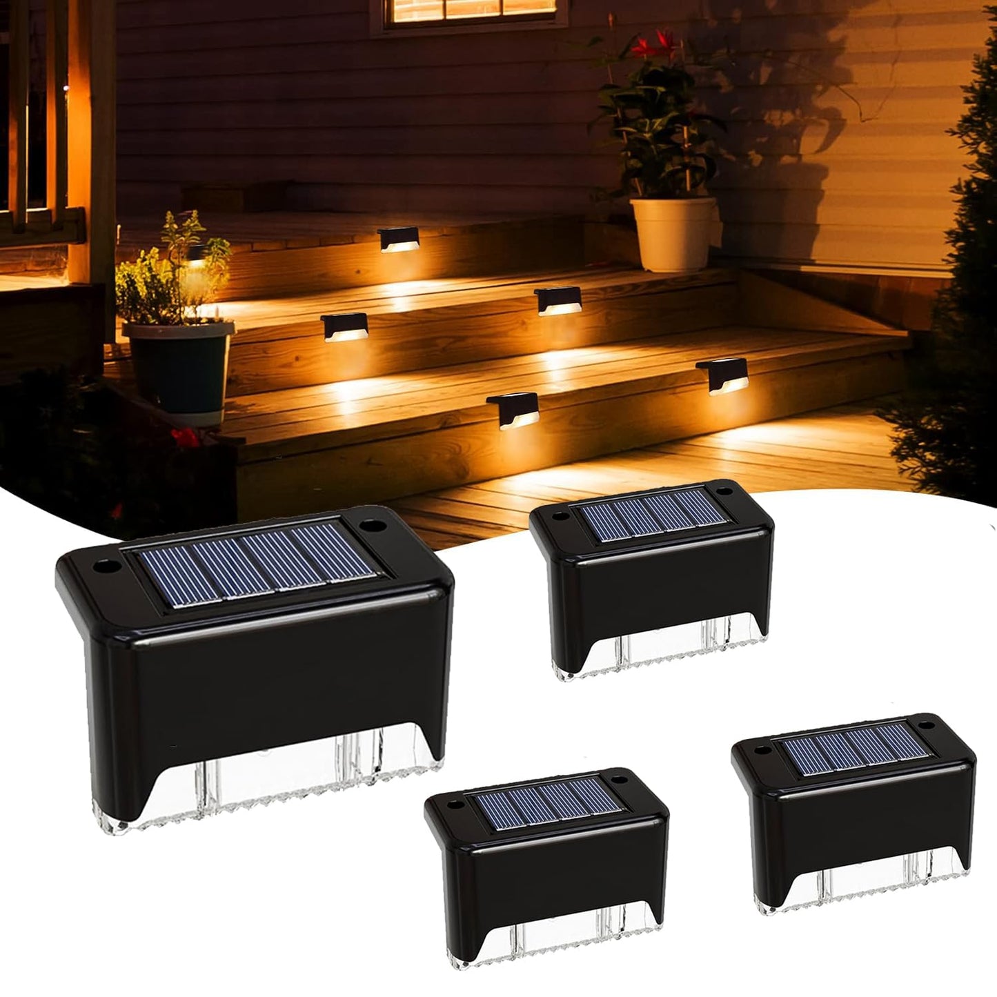 Solar Powered LED Outdoor Light – Wireless Waterproof Garden & Wall Light
