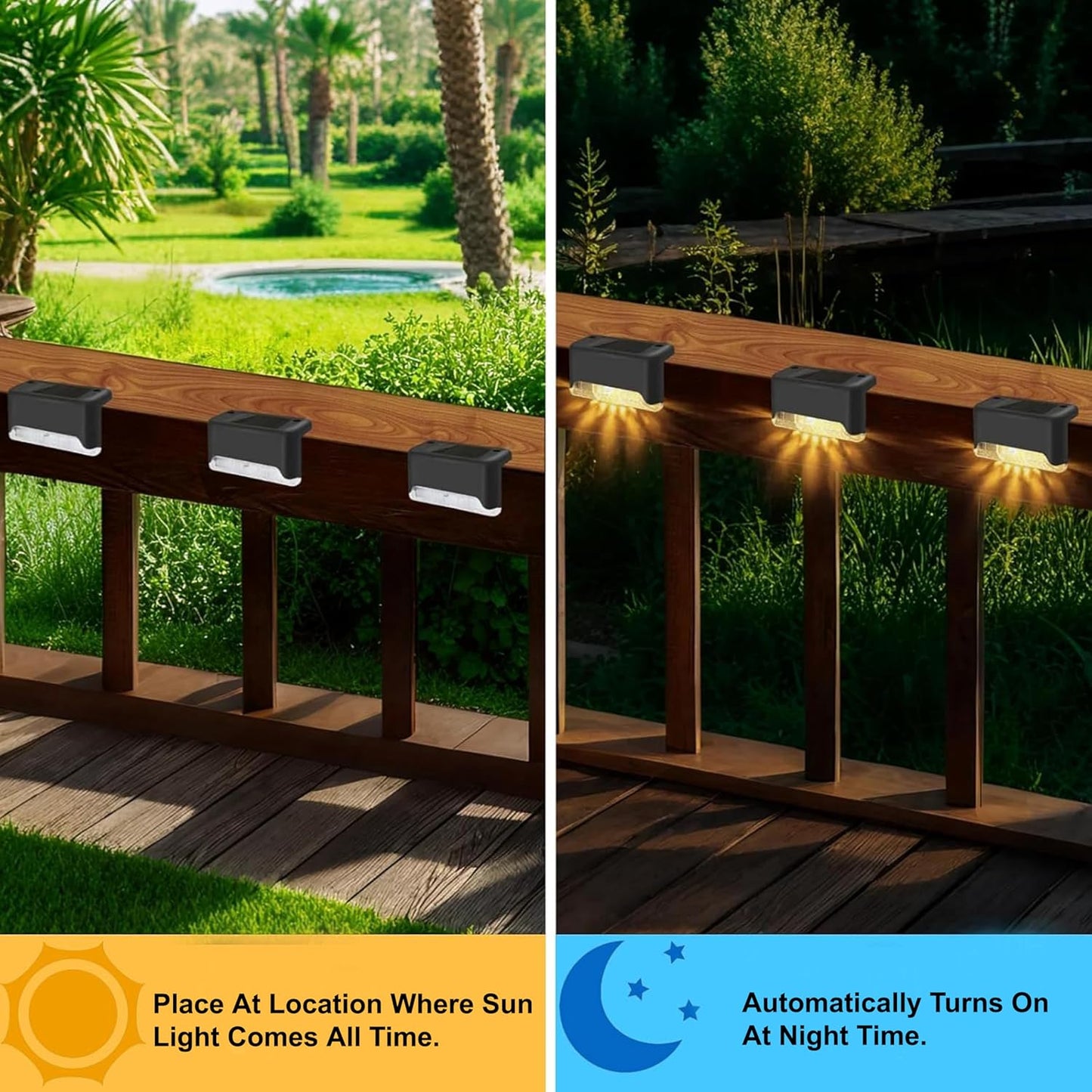 Solar Powered LED Outdoor Light – Wireless Waterproof Garden & Wall Light