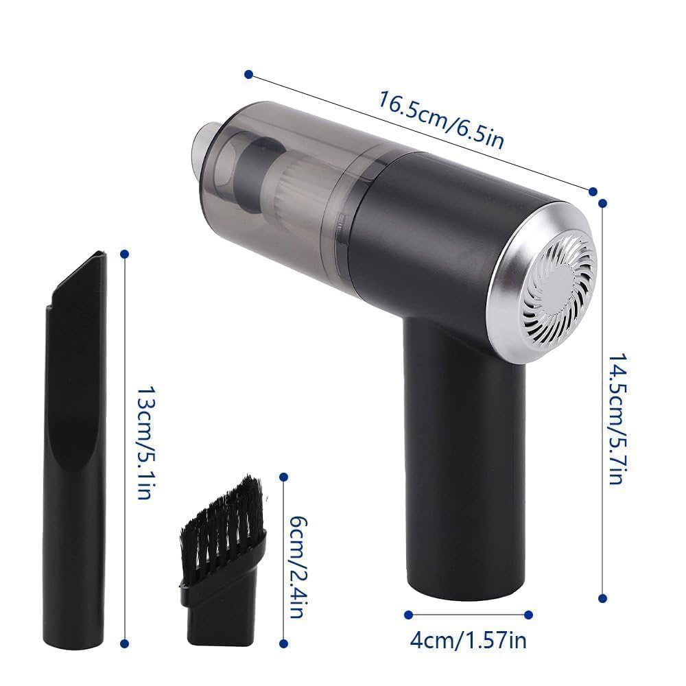 3-in-1 Portable Mini Vacuum Cleaner – Compact Handheld Dust & Debris Cleaner