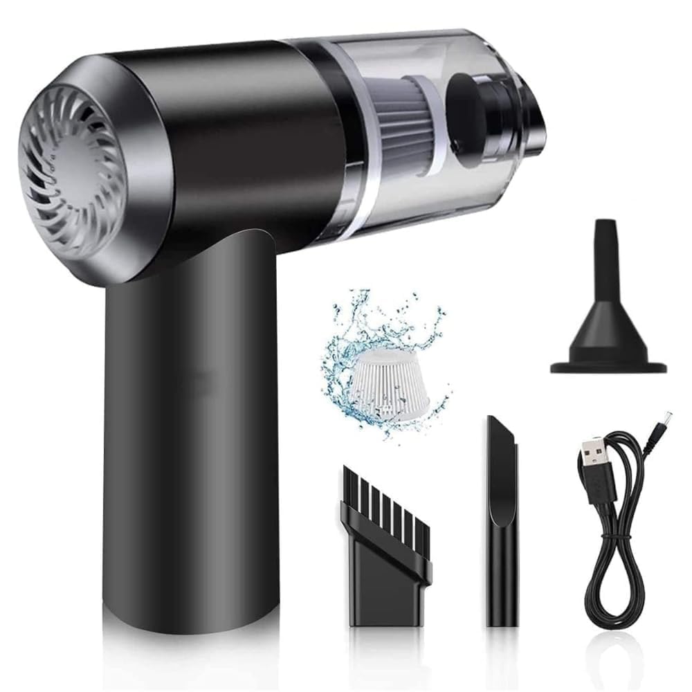3-in-1 Portable Mini Vacuum Cleaner – Compact Handheld Dust & Debris Cleaner