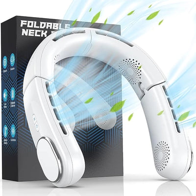 Portable Neck Fan – Hands-Free Rechargeable Personal Cooling Fan
