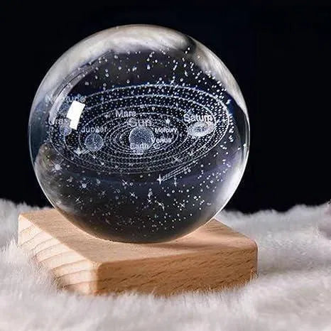 3D Crystal Lamp Ball – Decorative LED Night Light | Assorted Designs